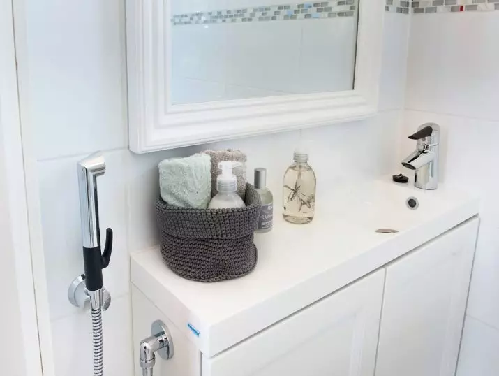 Maišytuvai kriaukle su higienos dušu: už praustuvą, aukštą ir vieną meną, bronzą ir baltą, GROHE ir kitus prekės ženklus 10382_18