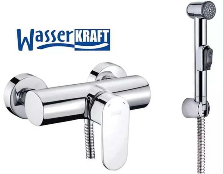 Mixer fir Spull mat hygienescher Dusch: Fir Iwwerall Washbasin, héich an Eenzelstrooss, Bronze a Wäiss an aner Marken 10382_21