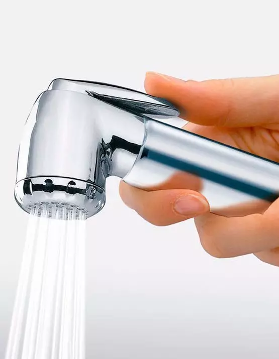 Miješalice za sudoper s higijenskim tušem: za pushbasin iznad glave, visoke i jedno-umjetni, brončani i bijeli, groho i druge marke 10382_6
