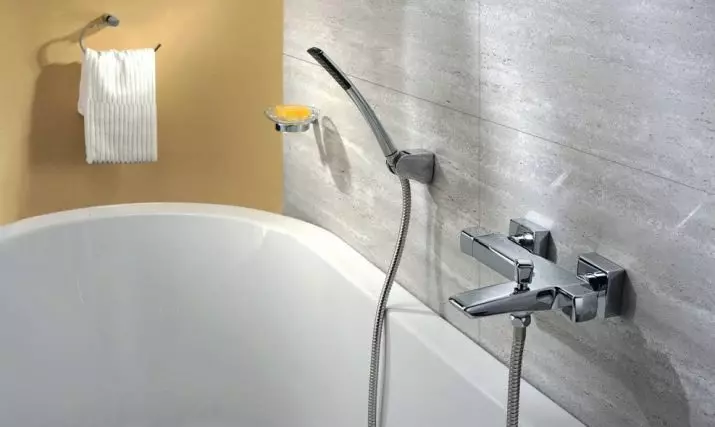 Cranes for the bathroom: for sink and bath, floor models with long expulsion, cranes from Germany and other models. How to choose them? 10384_38