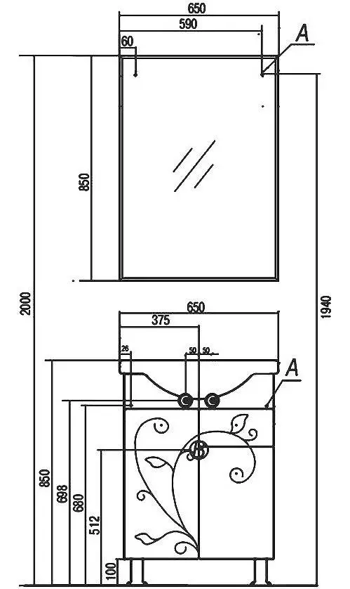 Mga cabinet sa banyo (96 mga larawan): built-in at wardrobe, plastic at plasterboard models. Ano ang taas na mag-hang sa locker sa lababo? 10388_89