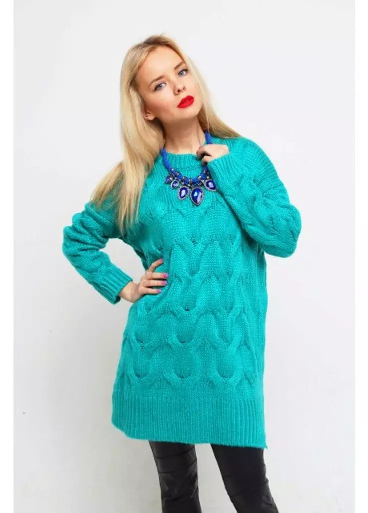 Sweater Dress (83 foto's): Wat om 'n trui-rok te dra, met kant, swart, troue, vir volle, Maxi-trui, warm, grys 1038_41