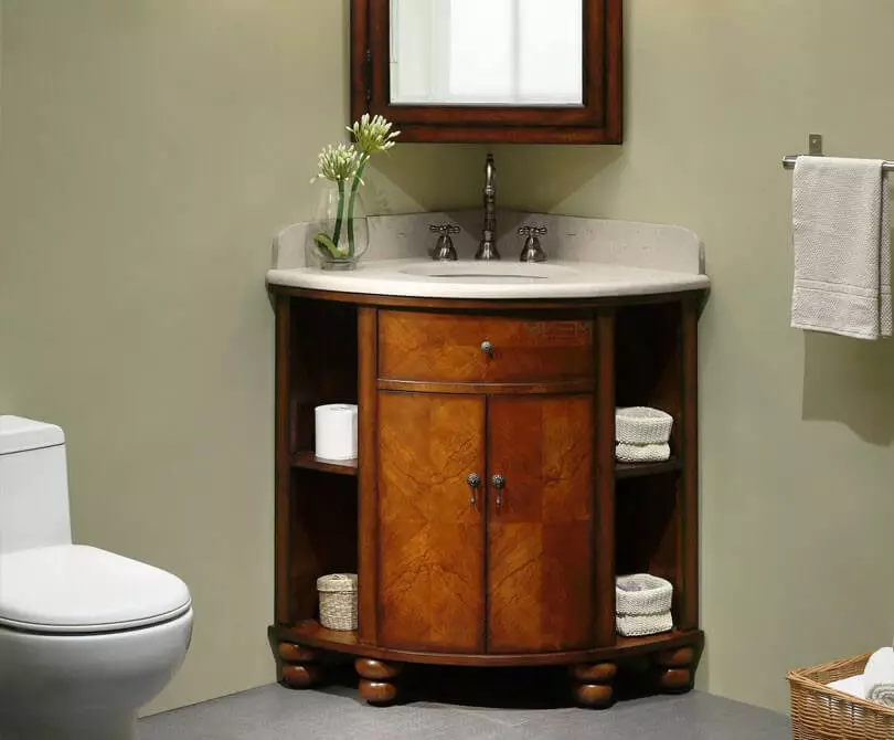 Jedhing ruangan ruangan: nganggo sink lan tanpa, ukuran 50-60 cm lan 70-80 cm, 90-80 cm, 90-100 cm lan ukuran kamar mandi liyane 10396_28