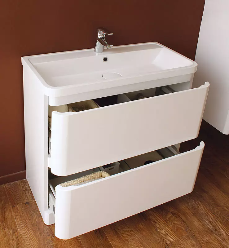 Jedhing ruangan ruangan: nganggo sink lan tanpa, ukuran 50-60 cm lan 70-80 cm, 90-80 cm, 90-100 cm lan ukuran kamar mandi liyane 10396_38