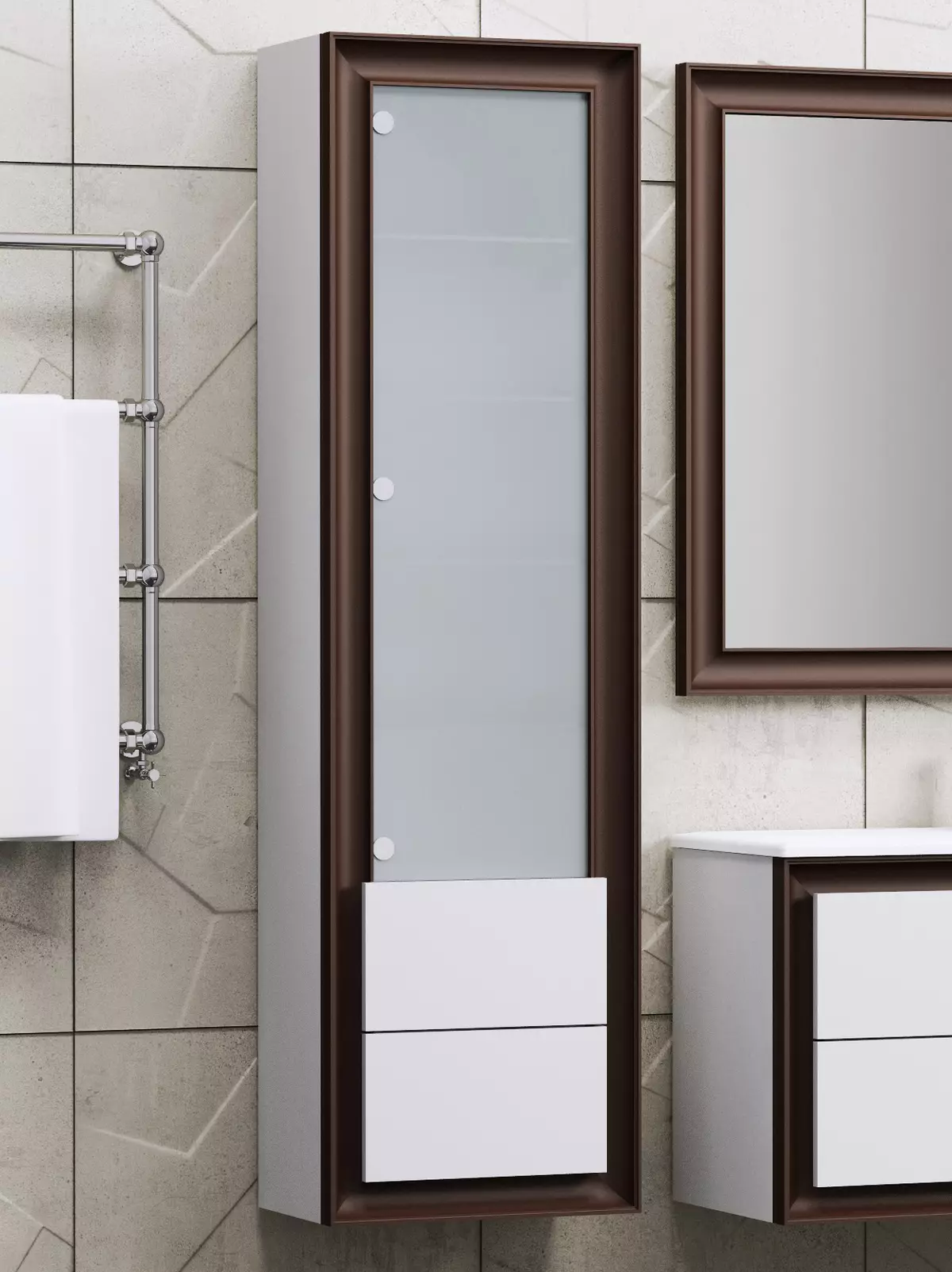 Μολύβια με ένα καλάθι για λινό στο μπάνιο: Γωνιακό, ανασταλτικό και υπαίθριο ντουλάπι, 25 cm και 35 cm, 60 cm και άλλα μεγέθη 10403_42