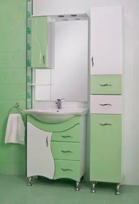 Μολύβια με ένα καλάθι για λινό στο μπάνιο: Γωνιακό, ανασταλτικό και υπαίθριο ντουλάπι, 25 cm και 35 cm, 60 cm και άλλα μεγέθη 10403_53