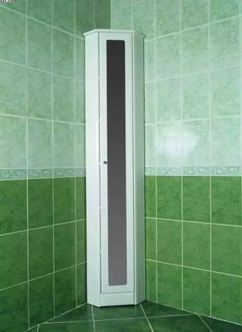 Sarokbetűk a fürdőszobában: A padló és a rögzített szekrények áttekintése, 30 cm méret és 40 cm 10406_21