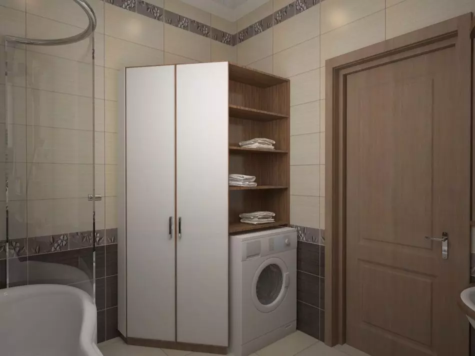 Armoires de sol dans la salle de bain (67 photos): grande commode et petits casiers, évaluation des meubles de IKEA 10412_17