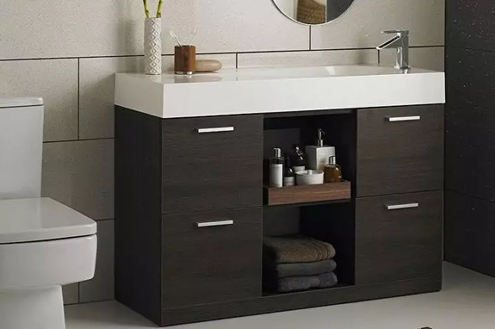 Podni ormarići u kupaonici (67 fotografija): velika komoda i mali ormarići, pregled namještaja od IKEA 10412_54