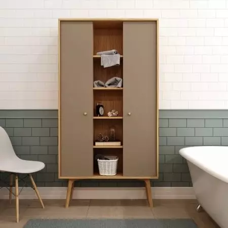خزائن الكلمة في الحمام (67 صورة): خزانة كبيرة من الأدراج والخزائن الصغيرة، مراجعة الأثاث من IKEA 10412_63