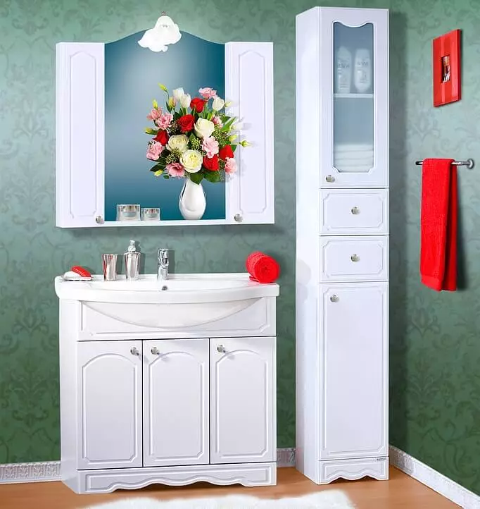 Vloerkasten in de badkamer (67 foto's): grote ladekast en kleine kluisjes, meubels review van IKEA 10412_9