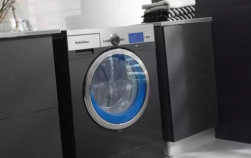 बाथरूम में वॉशिंग मशीन (101 फोटो): आधुनिक और अन्य शैलियों में वॉशिंग मशीन के साथ बाथरूम के इंटीरियर की आंतरिक डिजाइन विशेषताएं 10413_28