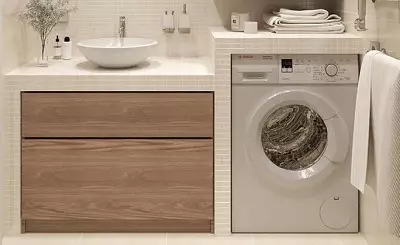 Práčka v kúpeľni (101 fotiek): Interiérové ​​dizajnové vlastnosti interiéru kúpeľne s práčkou v moderných a iných štýloch 10413_44