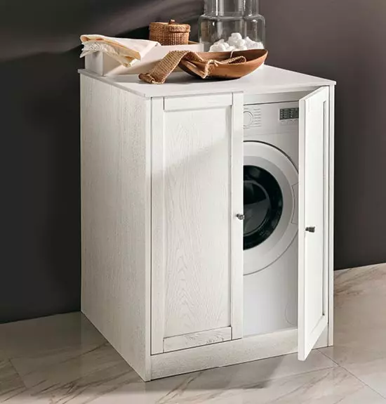 Práčka v kúpeľni (101 fotiek): Interiérové ​​dizajnové vlastnosti interiéru kúpeľne s práčkou v moderných a iných štýloch 10413_56