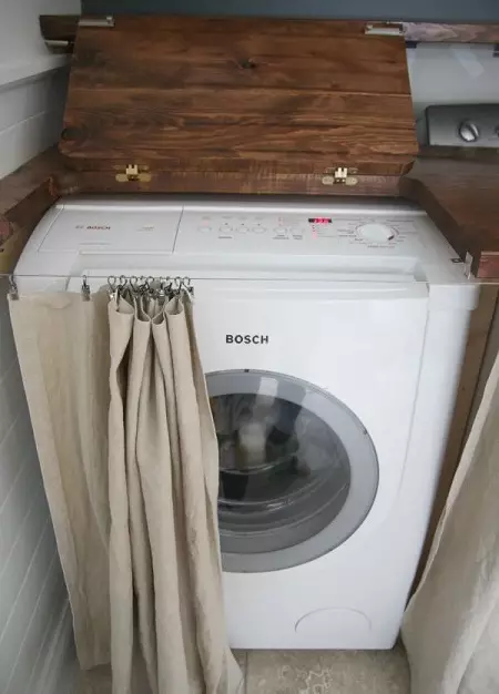 बाथरूम में वॉशिंग मशीन (101 फोटो): आधुनिक और अन्य शैलियों में वॉशिंग मशीन के साथ बाथरूम के इंटीरियर की आंतरिक डिजाइन विशेषताएं 10413_63