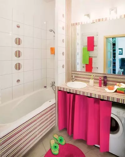 Práčka v kúpeľni (101 fotiek): Interiérové ​​dizajnové vlastnosti interiéru kúpeľne s práčkou v moderných a iných štýloch 10413_94