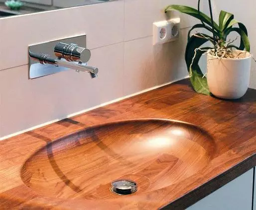 Drveni pult u kupatilu: izbor ispod vrhova sudopere sto iz Slaba, niz i od drugih materijala 10415_21