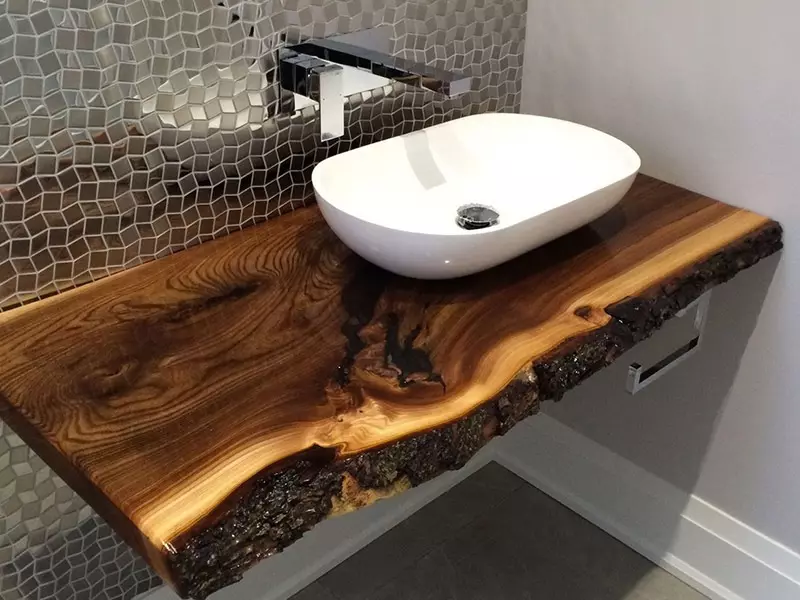 Drveni pult u kupatilu: izbor ispod vrhova sudopere sto iz Slaba, niz i od drugih materijala 10415_23