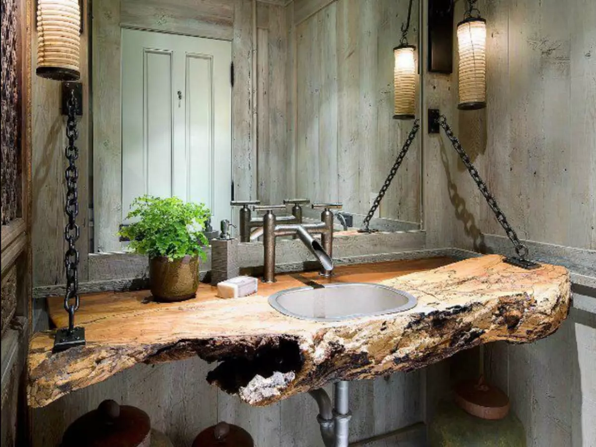 Drveni pult u kupatilu: izbor ispod vrhova sudopere sto iz Slaba, niz i od drugih materijala 10415_34