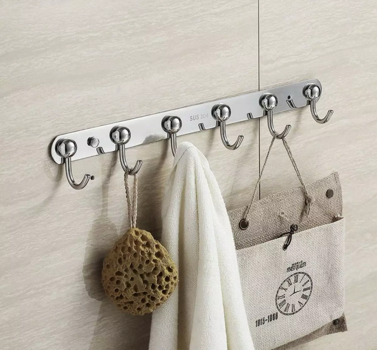 浴室衣架：牆壁滑動浴室衣架，門鉤，地板衣架等 10420_19