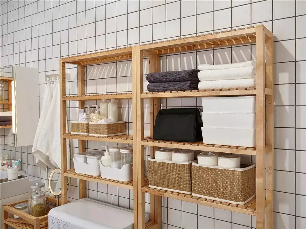 Polica za ručnike u kupaonici (63 fotografije): s kukama i zidom, 50 cm od nehrđajućeg čelika, držač ručnika s policom u kupaonici i ostatku 10421_5