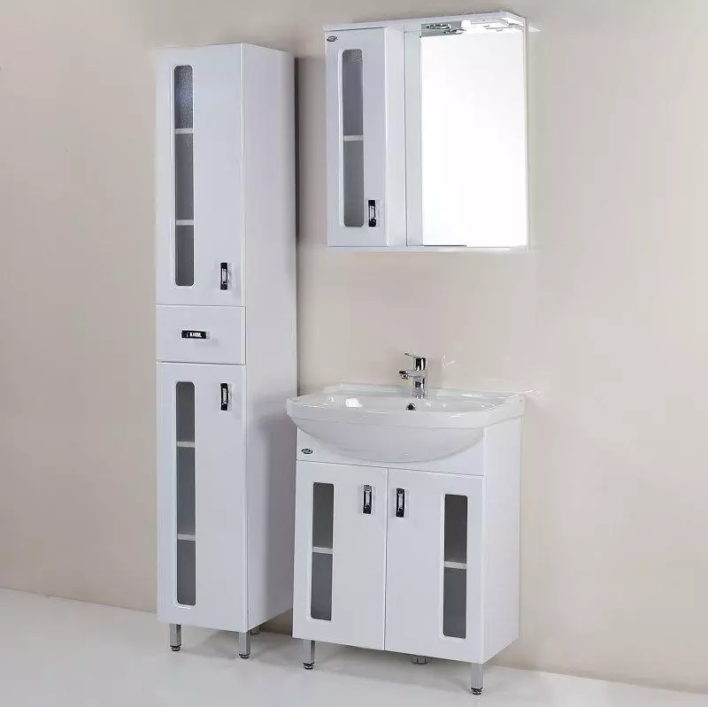 Set Bathroom (45 wêne): Serokên Italiantalî û markayên din. Meriv çawa meriv bi makîneya şuştinê re hevrêz dike? 10422_14