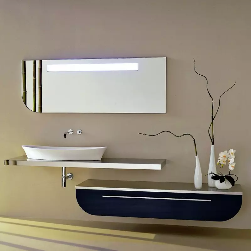 Set Bathroom (45 wêne): Serokên Italiantalî û markayên din. Meriv çawa meriv bi makîneya şuştinê re hevrêz dike? 10422_28