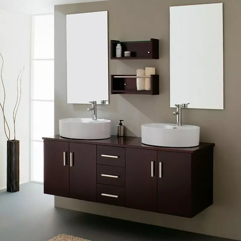 Set Bathroom (45 wêne): Serokên Italiantalî û markayên din. Meriv çawa meriv bi makîneya şuştinê re hevrêz dike? 10422_29