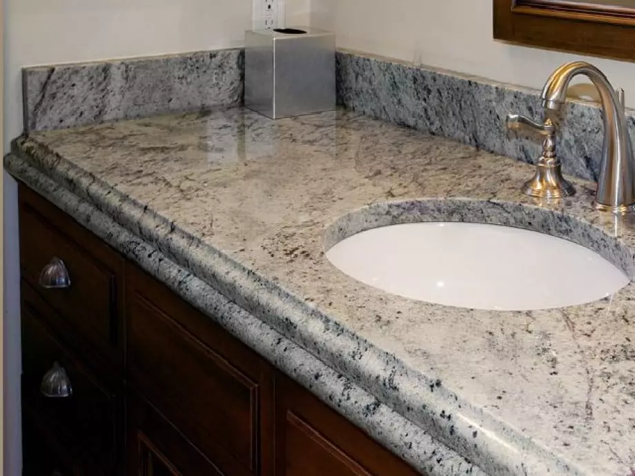 Mark卫生间台面：在浴室中选择白色和其他颜色的大理石成型型号 10423_11