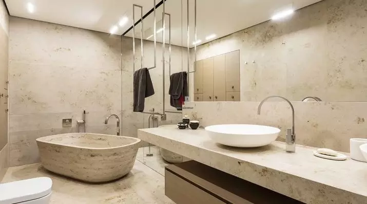 Mark 욕실 카운터 탑 : 욕실에서 흰색 및 다른 색상의 대리석 성형 모델을 선택하십시오 10423_28