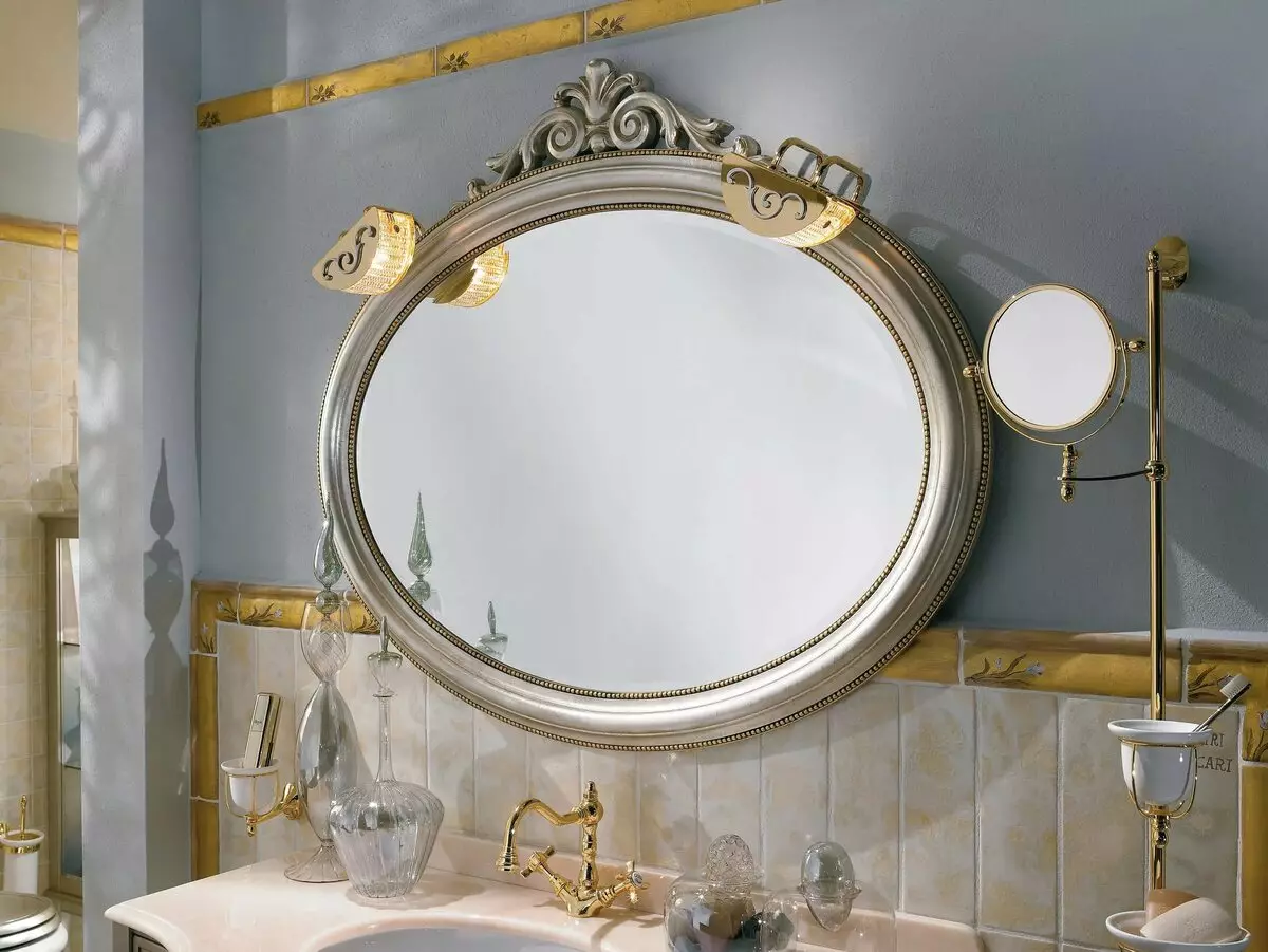 Oval mirror in the bathroom: how to pick up a mirror in oval frame? What to pay attention to? 10431_15