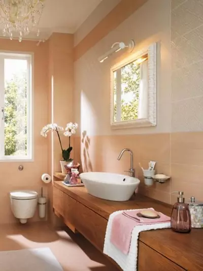 组合浴室的设计6平方米。 M（77张照片）：室内设计与卫生间，浴布置2乘3米 10454_41