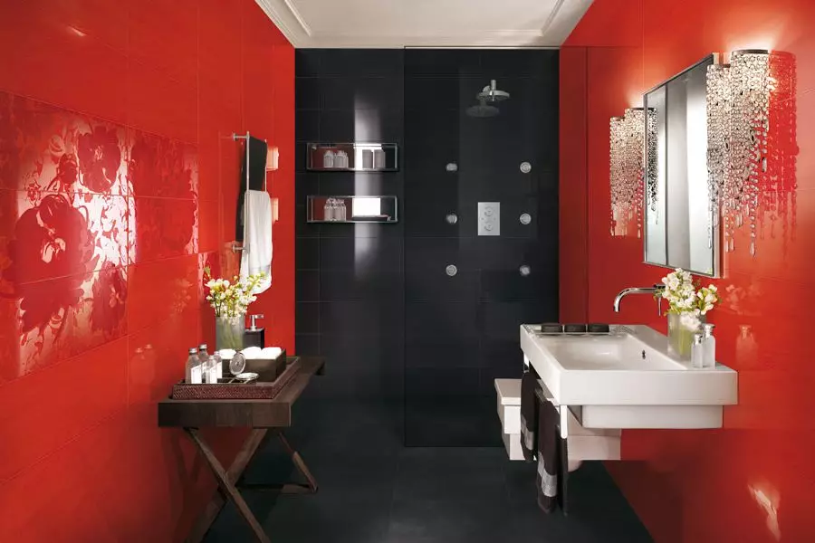 Disenyo ng pinagsamang banyo 6 metro kuwadrado. M (77 mga larawan): Interior design na may toilet, bath layout 2 by 3 meters 10454_5