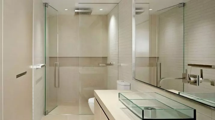 El diseño del cuarto de baño 6 metros cuadrados combinados. M (77 fotos): diseño de interiores con aseo, baño Diseño 2 por 3 metros 10454_71