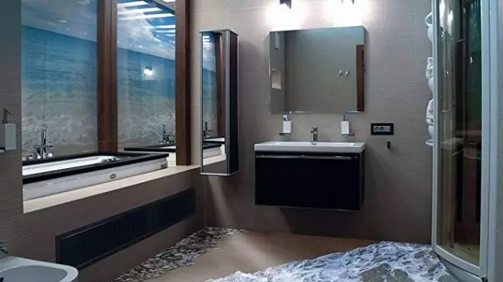 Dizajn kombinirane kupaonice 6 četvornih metara. M (77 fotografija): dizajn interijera s WC-om, raspored kupelji 2 za 3 metra 10454_72