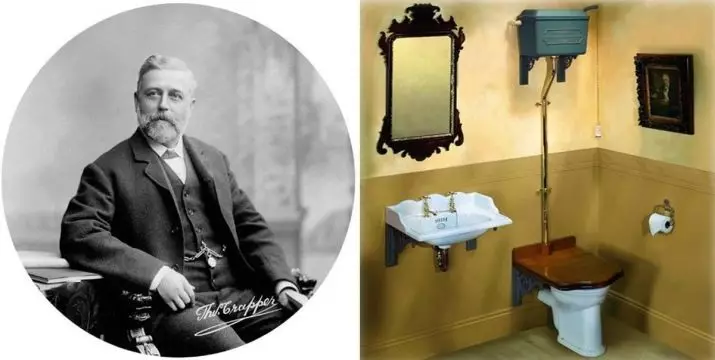 卫生间碗（90张照片）：美国沥水和虹吸式系统的结构，没有液压组件的型号。谁发明了厕所？侧面支撑概述和真空厕所 10456_7