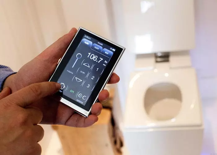 Smart Toilet: Mga matang sa elektronik nga modelo nga adunay control panel. Mga kasilyas sa Korea ug mga kasilyas sa ubang mga tiggama 10467_12