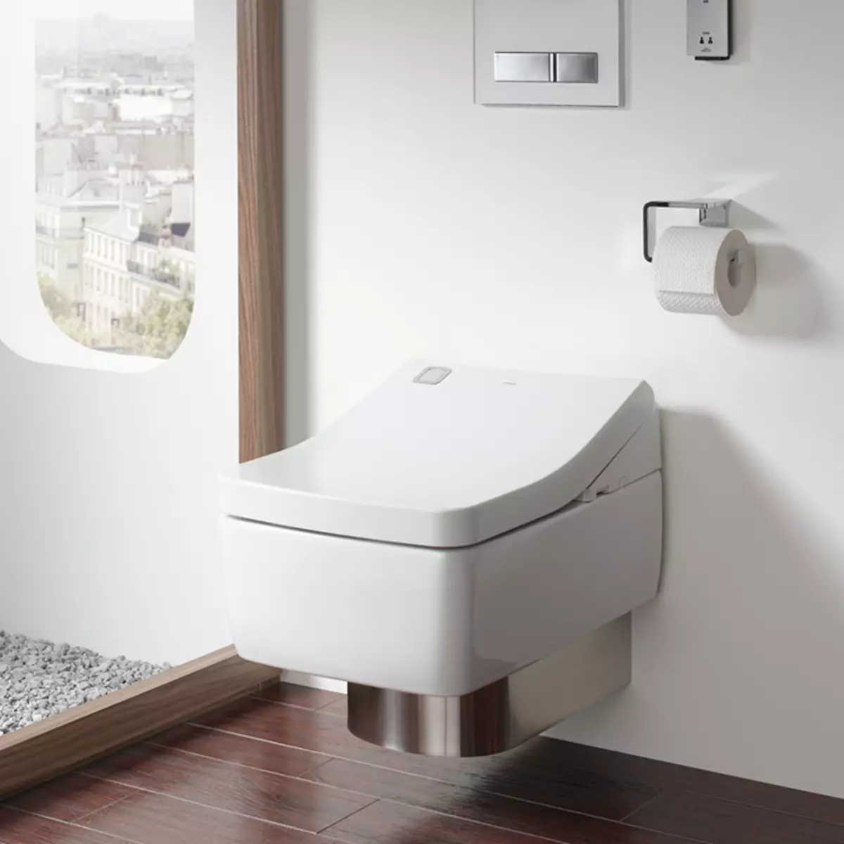 توالت هوشمند: انواع مدل های الکترونیکی با کنترل پنل. توالت های کره ای و توالت های دیگر تولید کنندگان 10467_24