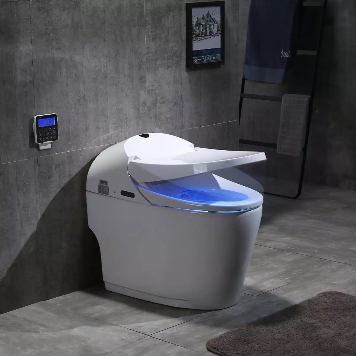 توالت هوشمند: انواع مدل های الکترونیکی با کنترل پنل. توالت های کره ای و توالت های دیگر تولید کنندگان 10467_9