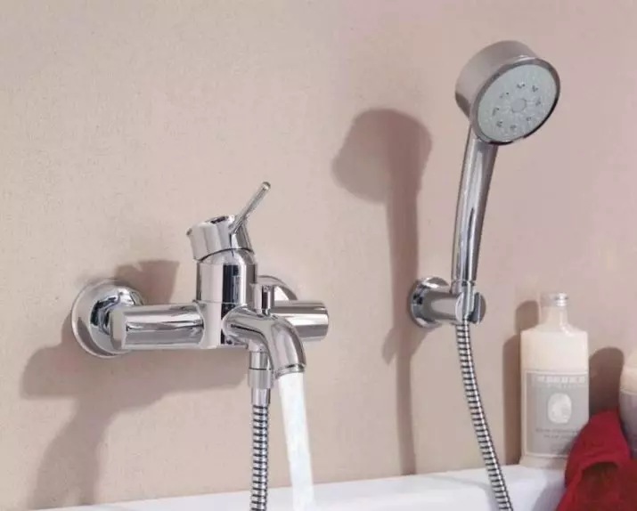 Hygiene Shower Grohe: A set dengan mixer dan papan air, tinjauan BAUFLOW dan BAUCURVE, model dengan selang dan termostat 10468_18