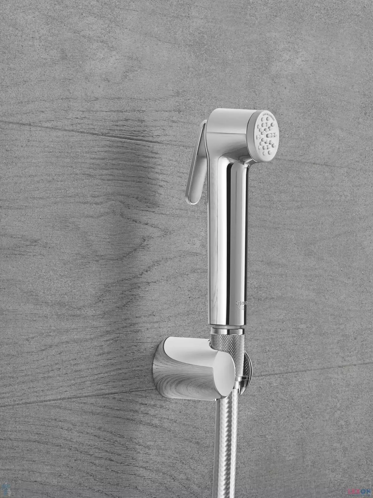 GROHE ning gigiena dush: shlang va termostatni mikser va waterboards, Bauflow va Baucurve ko'rib, modellar bilan bir to'siq 10468_27