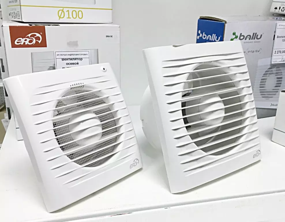 Ventilator u toalet: ispušni ventilator s provjerom ventila i tihi stropni ventilatori za kupaonice, ostale opcije. Što je bolje odabrati model? 10469_10