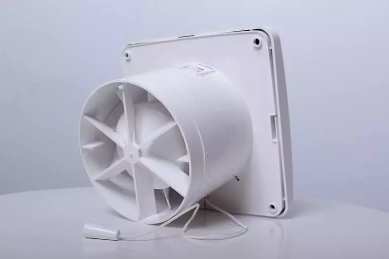 Ventilator u toalet: ispušni ventilator s provjerom ventila i tihi stropni ventilatori za kupaonice, ostale opcije. Što je bolje odabrati model? 10469_13