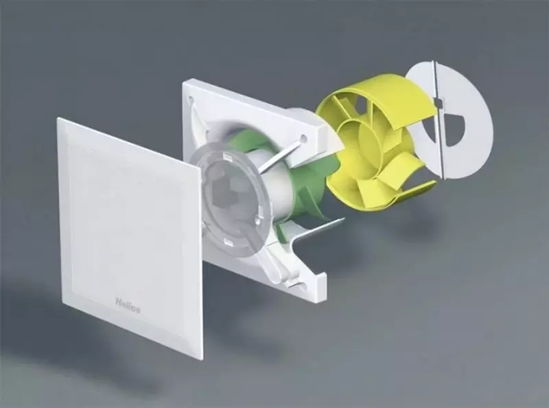 Ventilator u toalet: ispušni ventilator s provjerom ventila i tihi stropni ventilatori za kupaonice, ostale opcije. Što je bolje odabrati model? 10469_39