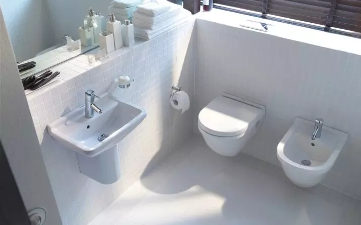 Installasies vir die toilet GROHE: Oorsig van solido en Rapid SL installasie kits vir opgeskort toilette met 'n spoel knoppie, die grootte van 'n lae en hoek stelsels 10473_17