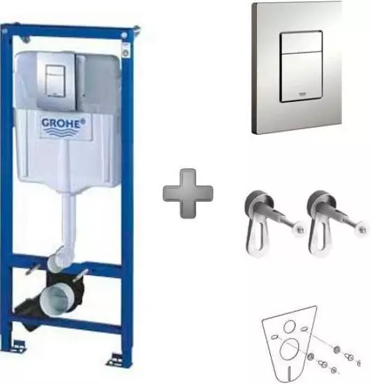 Instalații pentru toaletă GROHE: Privire de ansamblu asupra kiturilor de instalare Solido și Rapid SL pentru toalete suspendate cu un buton de spălare, dimensiunea sistemelor scăzute și de colț 10473_35