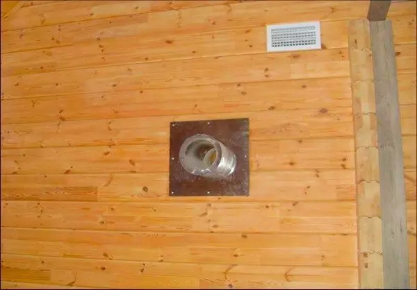 Baño nunha casa de madeira (76 fotos): deseño de habitacións nunha casa dun bar no país, exemplos de acabado de chan, esquemas de ventilación 10475_32