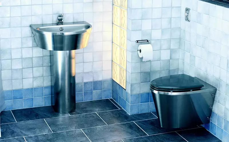 शौचालय क्या करता है? चीनी मिट्टी के बरतन और प्लास्टिक, faience और धातु, संगमरमर और स्टेनलेस स्टील, पारदर्शी और कांच 10476_18
