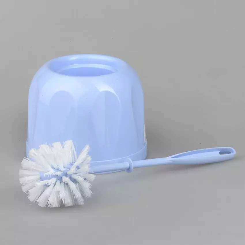 Brush ku musarani (Amafoto 47): Incamake y'insanganyamatsiko yo guswera hamwe na stonda ya pendant kuri mu musarani, hitamo intwari za Silicone na Ceramic na Ceramic 10477_6