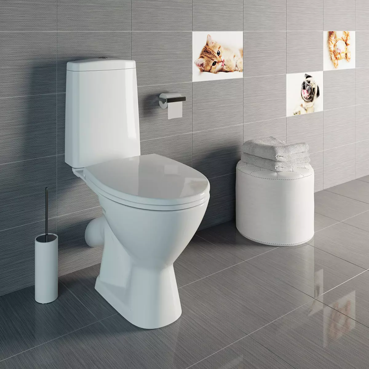 Toilet skål dimensioner: standard bredde og længde af indlejrede og gulv toilet skåle. Minimale dimensioner af forskellige modeller til toilettet 10481_12